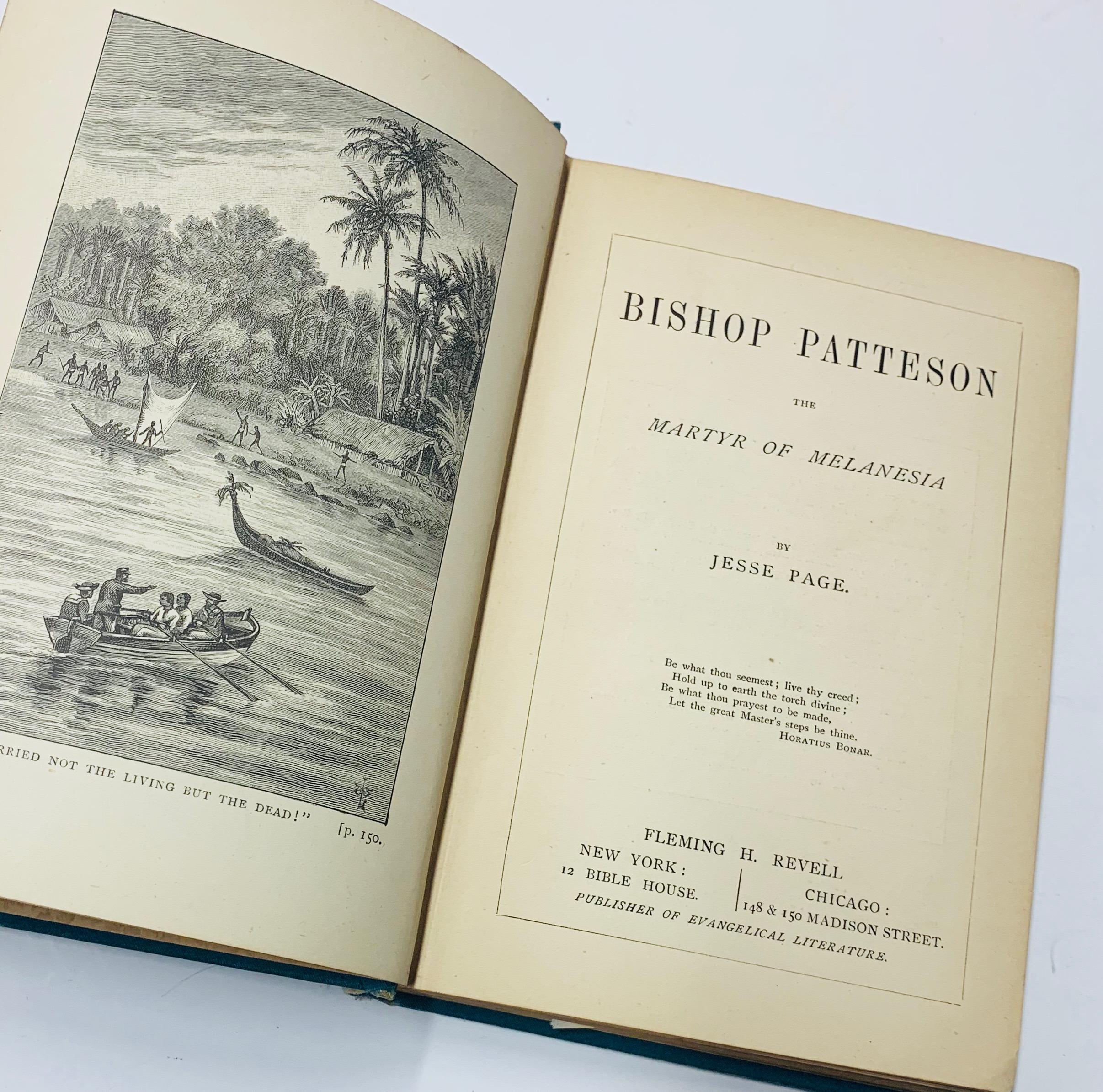 Bishop Patterson the MARTYR of MELANESIA (c.1880)