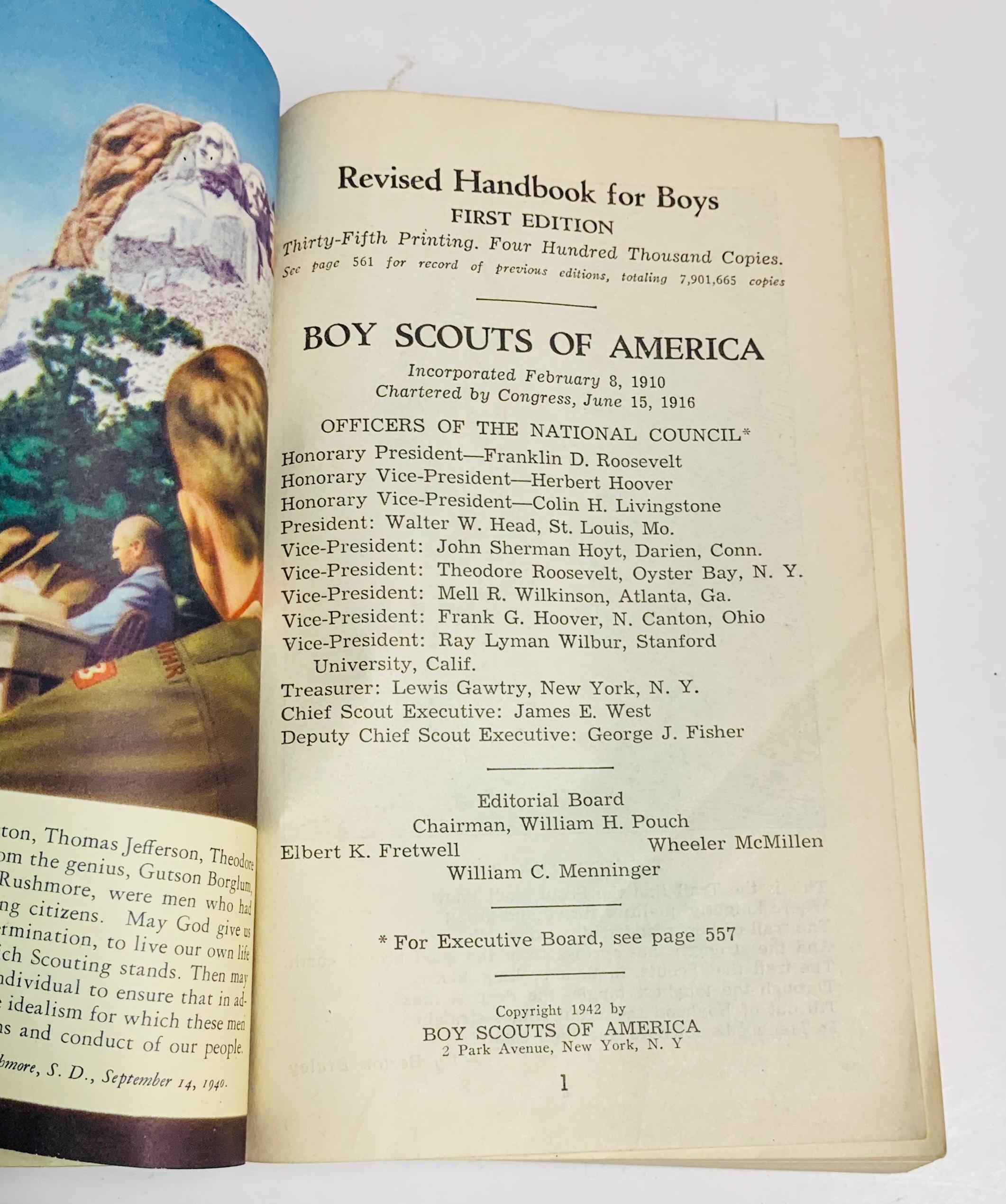 Boy Scouts of America Handbook (1942)