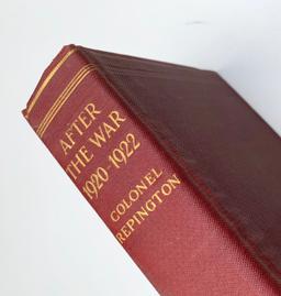 After the War a Diary by Lt. Col. Charles C.A. Repington (1921)