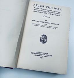 After the War a Diary by Lt. Col. Charles C.A. Repington (1921)