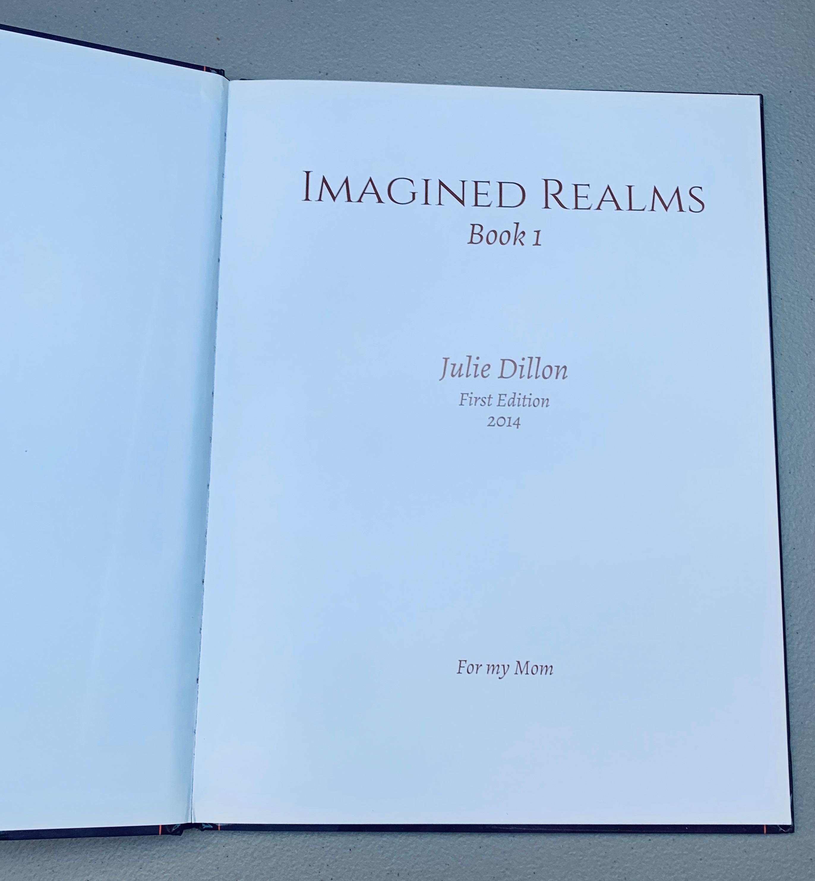 IMAGINED REALMS Earth and Sky (2015) SIGNED Hugo Award Scifi and Fantasy Artist