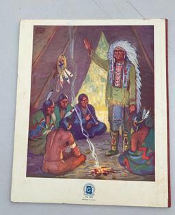 Book Of Indians (1949) Large Color Illustrations