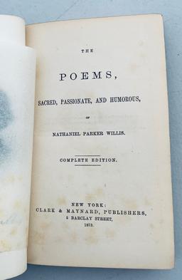 The Poems Sacred Passionate and Humorous of Nathaniel Parker Willis (1873)