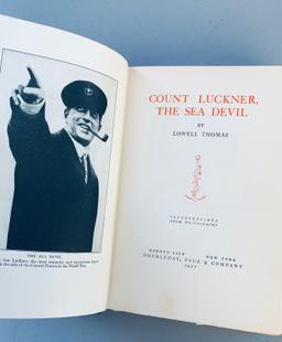 Count Luckner, The Sea Devil by Lowell Thomas (1927)