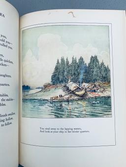 Songs Of The Sea From Rudyard Kiplings Verse by Donald Maxwell (1927) with Color Illustrations