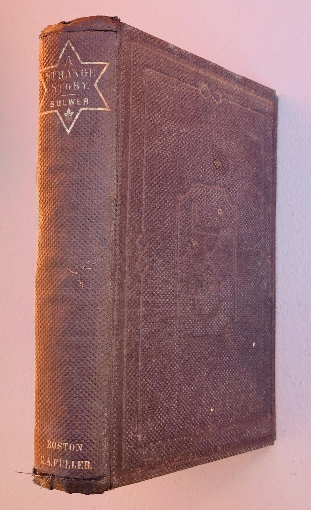 RARE STRANGE STORY by Edward Bulwer Lytton (1862) Supernatural Fiction