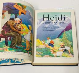 HEIDI by Joanna Spyri (1932) Children's Book