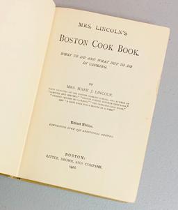 Mrs. Lincoln's Boston COOK BOOK (1916)