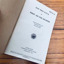 WW2 Basic Field Manual - First Aid for Soldiers (1942)