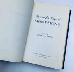 CUSTOM BOUND Complete Essays of Montaigne (1958) Wonderful Binding