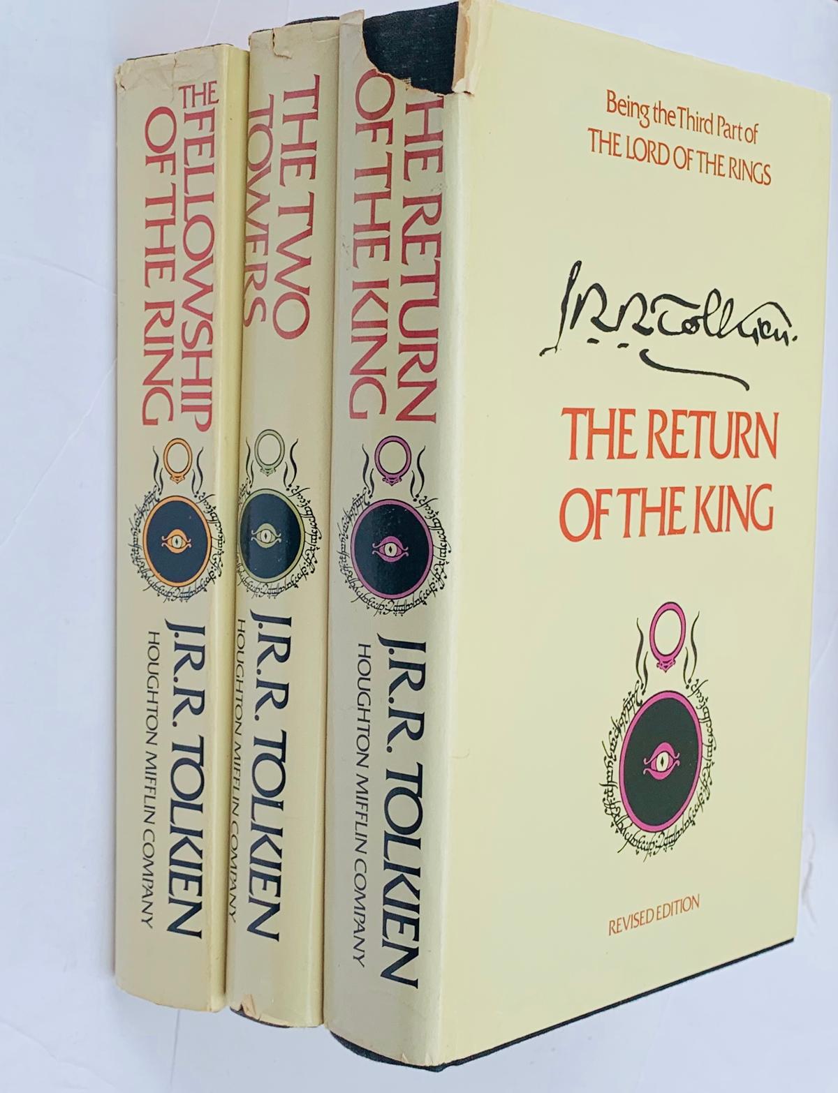 J.R.R Tolkien LORD OF THE RINGS Three Volumes (1965) Early Printing