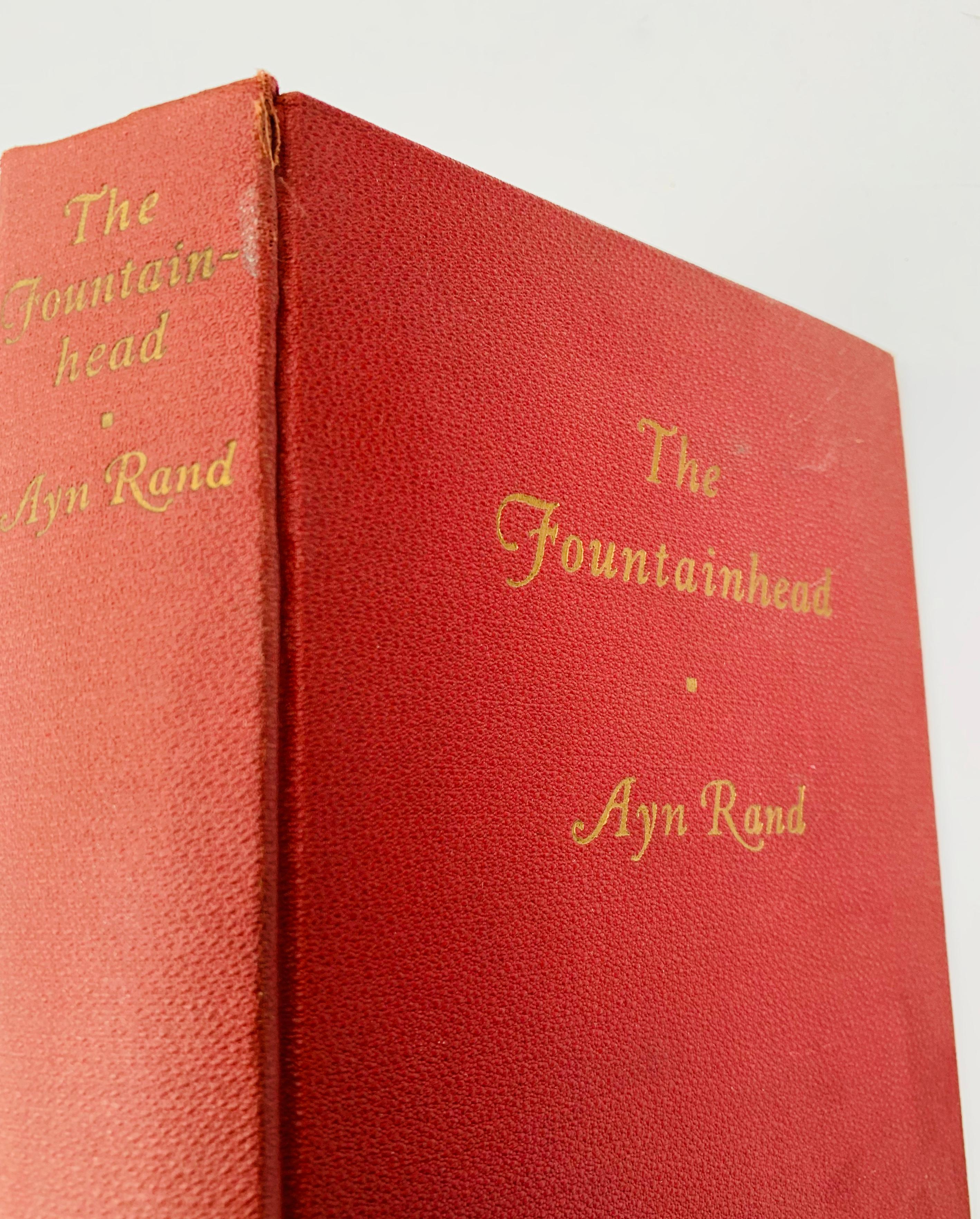 The Fountainhead by AYN RAND (1943) Early Printing