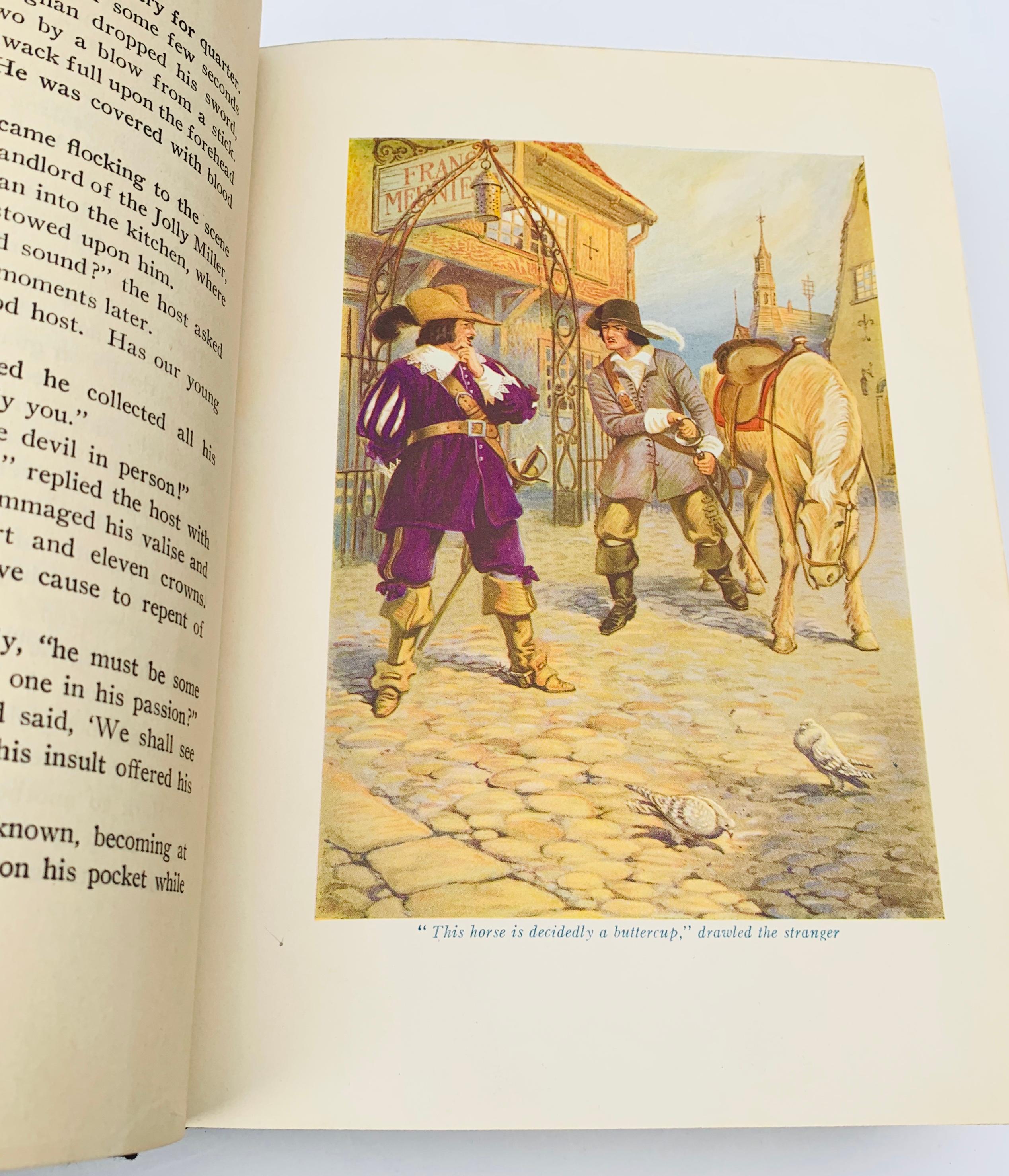 THE THREE MUSKETEERS and THE ODYSSEY Illustrated Juvenile Books