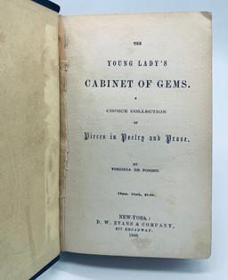 Young America in IRELAND and SCOTLAND (1870) & Young Lady's Cabinet of Gems (1860)