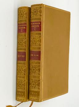 RARE Robinson Crusoe (1840) Novels and Miscellaneous Works of Daniel De Foe