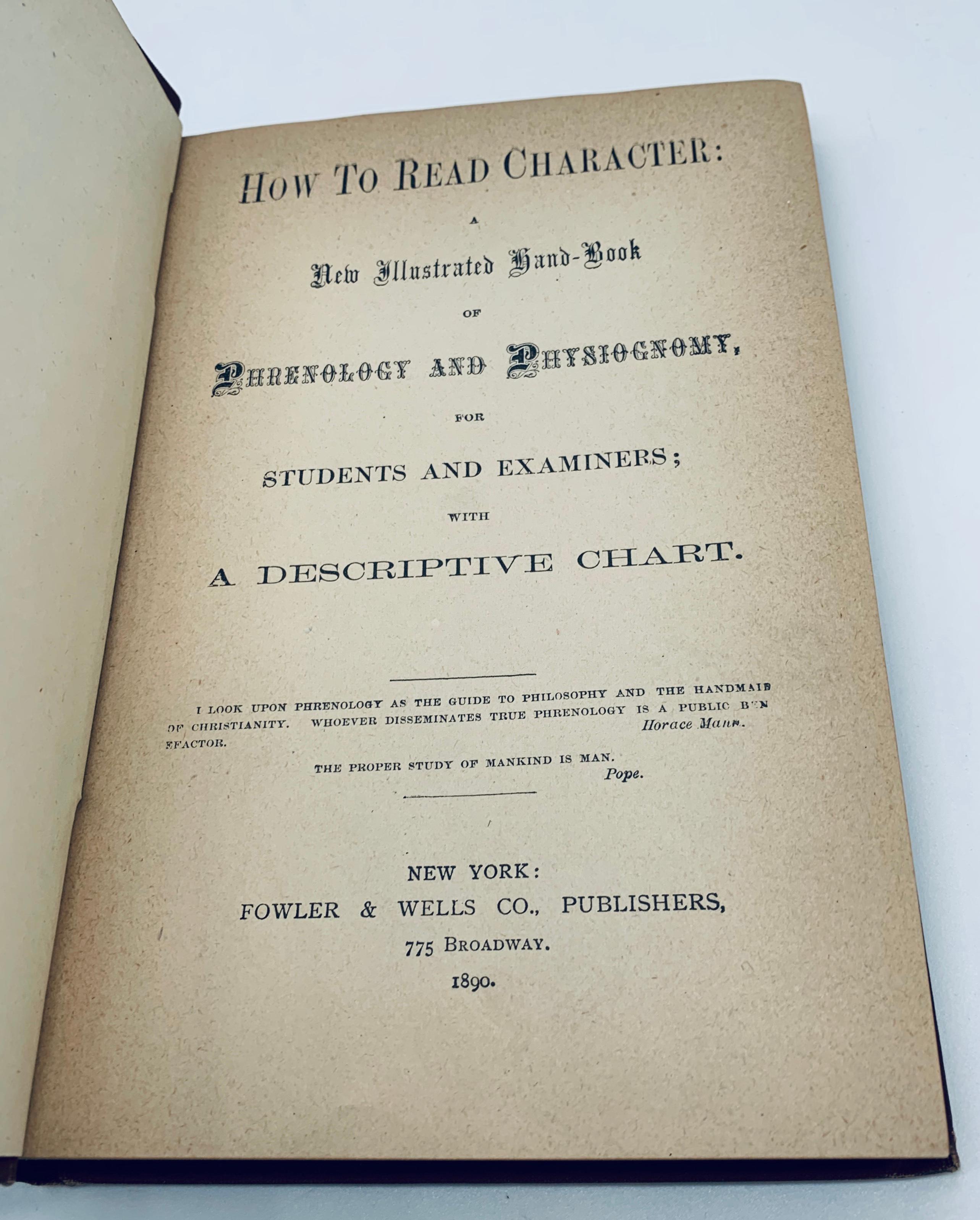 How to Read Character in Handwriting (1890) PHRENOLOGY