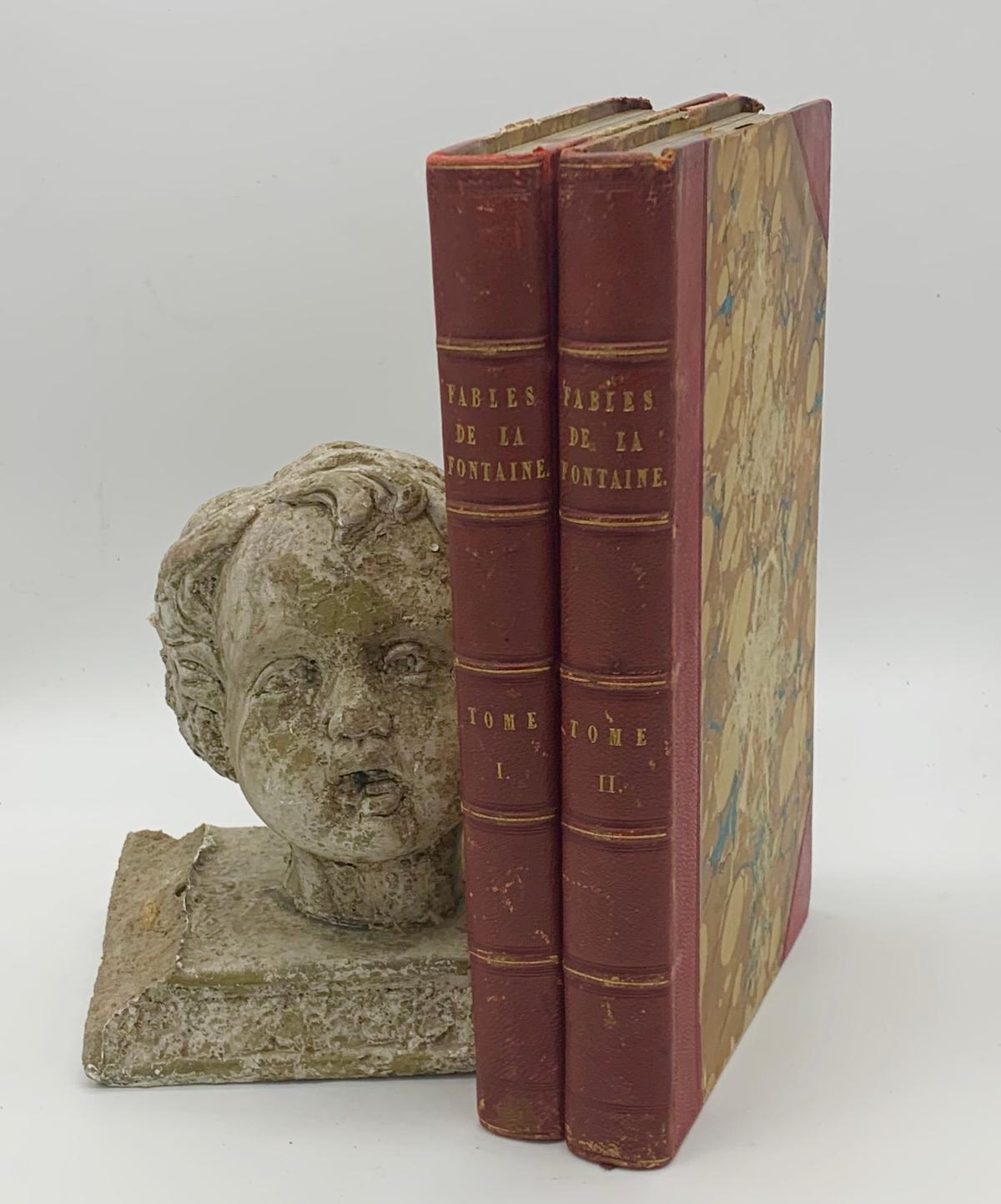 RARE Fables de La Fontaine (1832) TWO VOLUMES