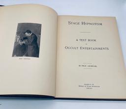 RARE Stage HYPNOTISM: A Text Book of Occult Entertainment by Professor LEONIDAS