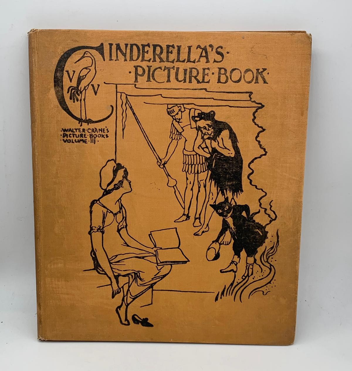 CINDERELLA'S PICTURE BOOK (c.1920) with Puss In Boots