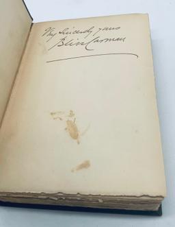 SIGNED The Poetry of Life by Bliss Carman (1905) Famous Poet Laureate