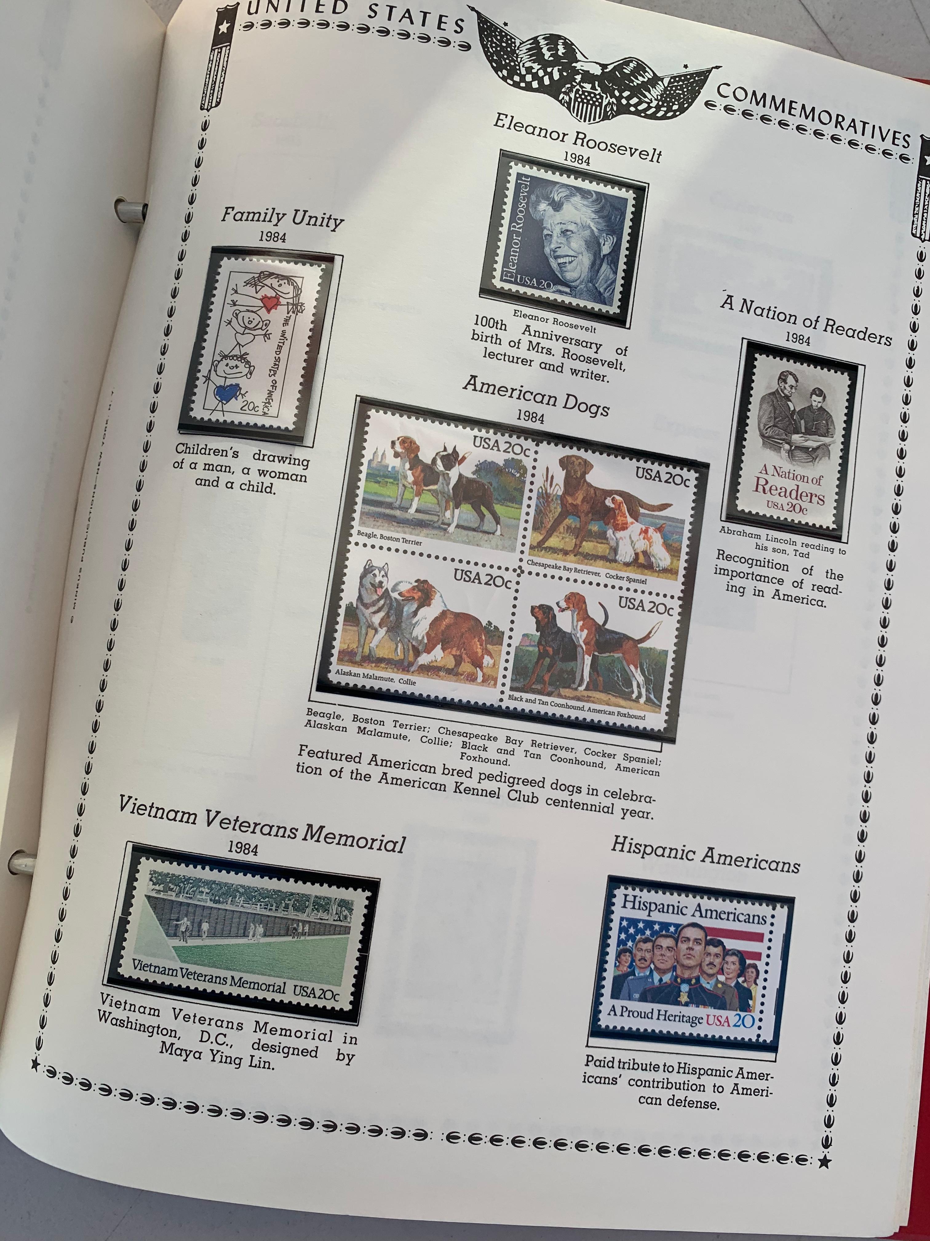 The ALL AMERICAN STAMP ALBUM with Tons of Stamps