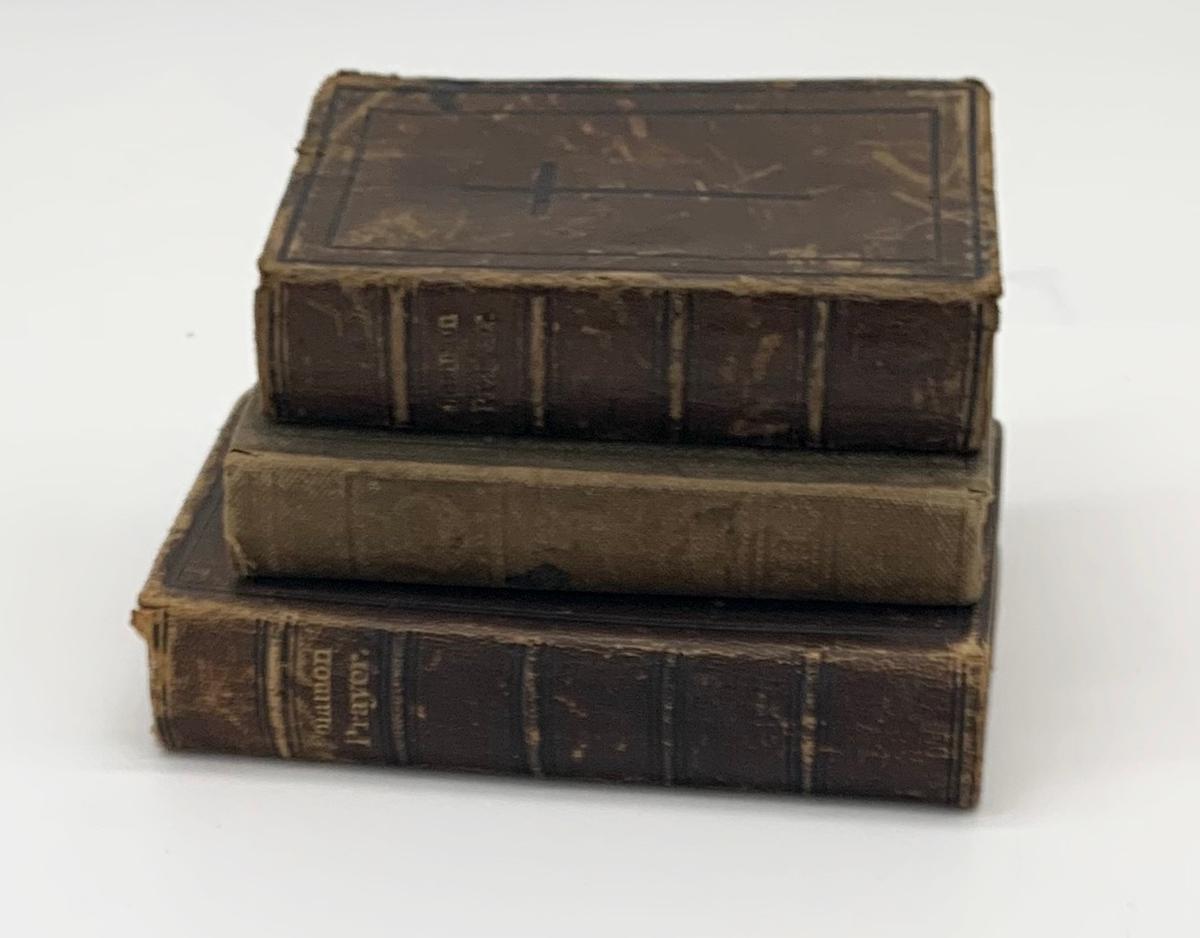 THREE 19th Century Religious Bibles and Testaments