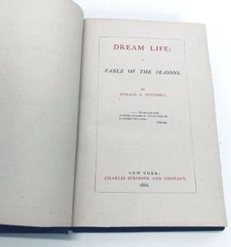 DREAM LIFE, a Fable of the Seasons by Mitchell (1866) Decorative Binding