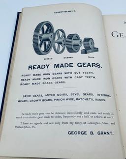 A Treatise on GEAR WHEELS (1897) by George B. Grant - Illustrated with Advertising