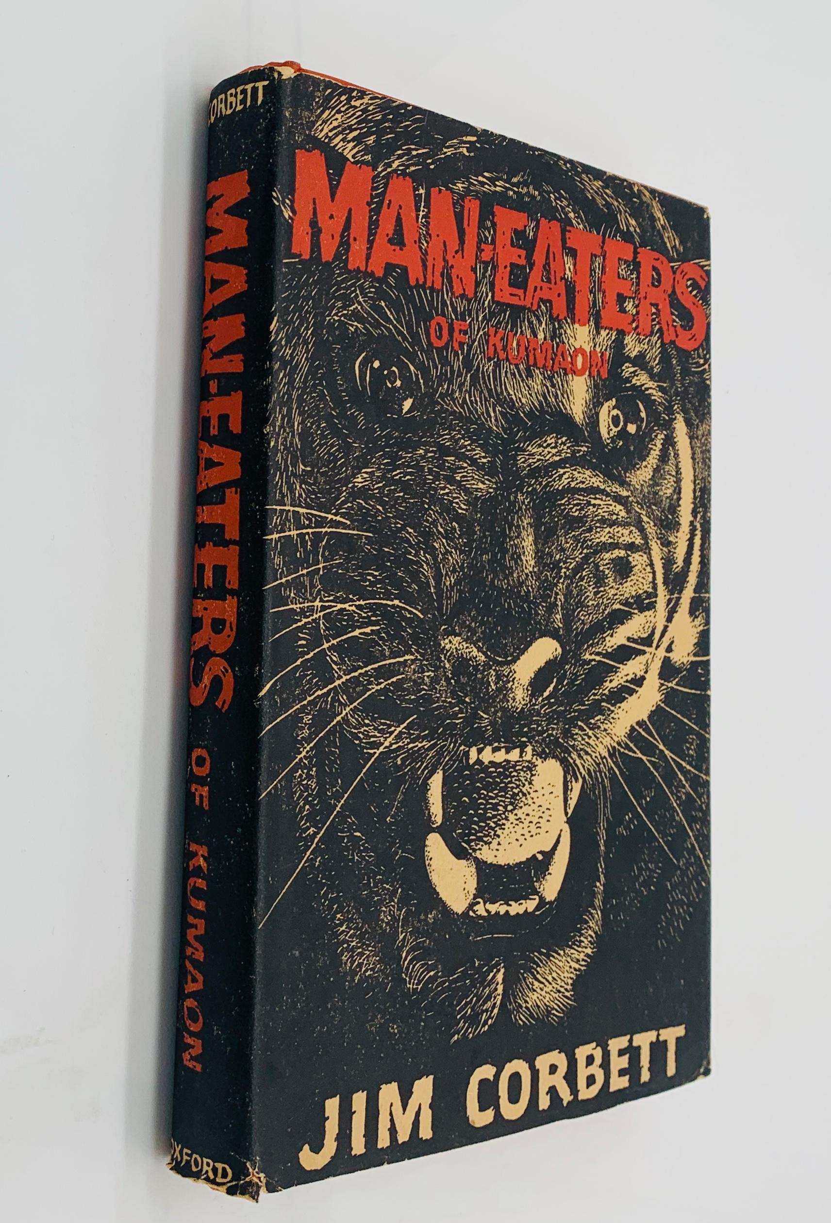 Man-Eaters of Kumaon (1946) Most Famous TIGER HUNTING Book in Print - With Dust Jacket