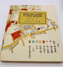 RARE Meisho Edo Hyakkei: Famous Views in Old Tokyo (1959) with 30 COLOR PLATES