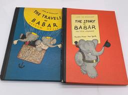 The Story of BABAR and The Travels of BABAR Children's Books