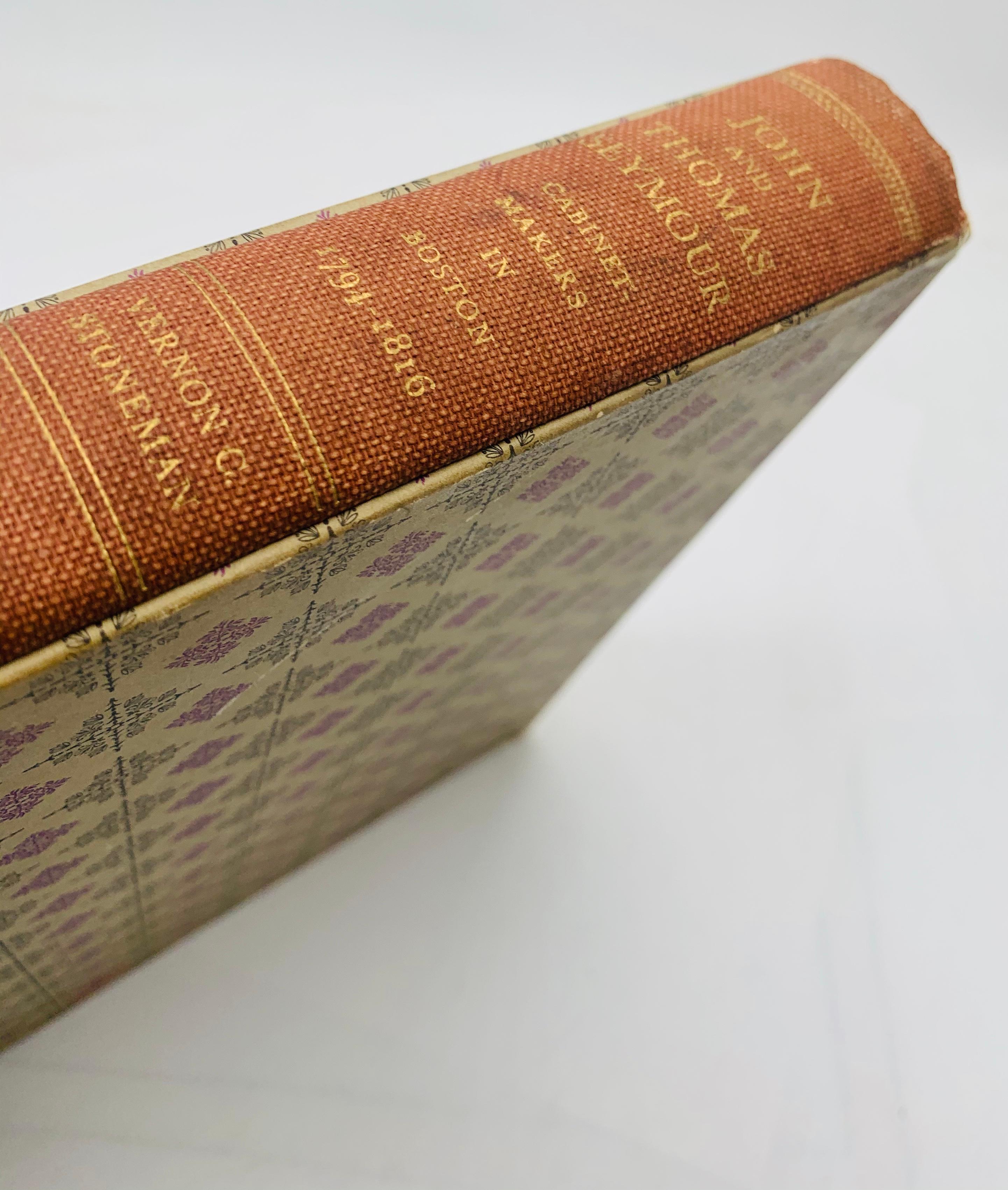 John and Thomas Seymour: Cabinetmakers in Boston 1794-1816 with Slipcase