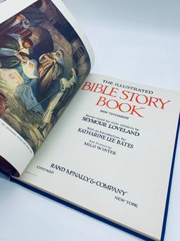 The Illustrated BIBLE STORY BOOK (1925) Large Illustrated Hardcover