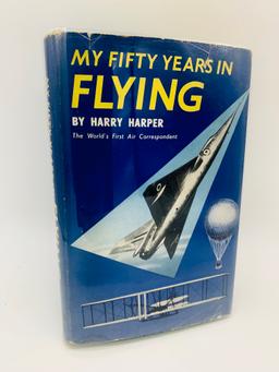 My Fifty Years in Flying by Harry Harper (1956) World's First AIR REPORTER