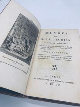 Oeuvres de M. De Florian (1805) with 10 Full Page Engravings