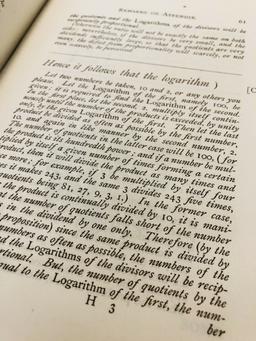 RARE The Construction of the Wonderful Canon of Logarithms (1889) LIMITED TO 250 COPIES Mathematics