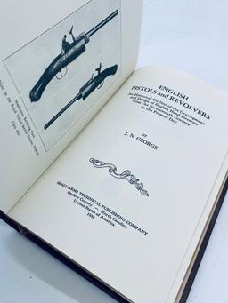 ENGLISH PISTOLS and REVOLVERS by J.N. George  (2004) DELUXE FIREARMS EDITION