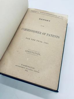 Report of the Commissioner of PATENTS (1861) Agriculture FARMING Barns