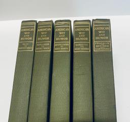 Collection of AMERICAN WIT & HUMOR Books (1907) Mark Twain - Oliver Wendell Holmes