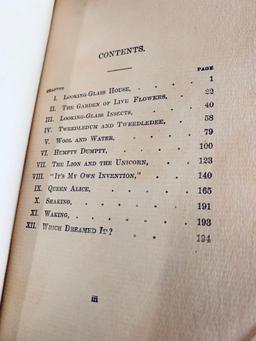 THROUGH A LOOKING GLASS by Lewis Carroll (1908)