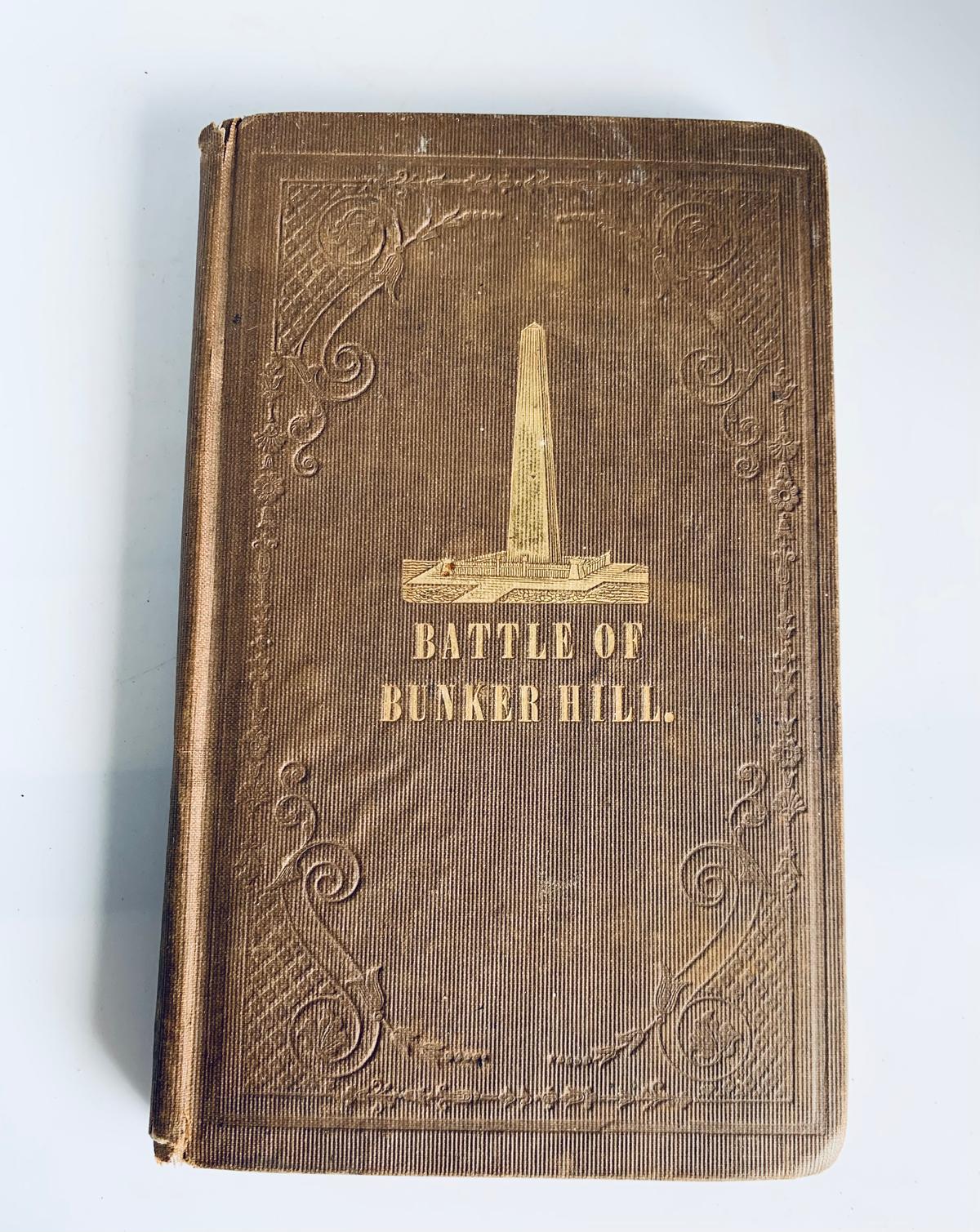 RARE Sketches of BUNKER HILL Battle and Monument (1844) AMERICAN REVOLUTION