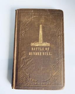 RARE Sketches of BUNKER HILL Battle and Monument (1844) AMERICAN REVOLUTION