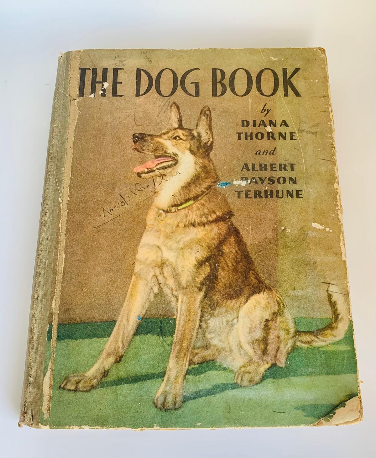 THE DOG BOOK by Diana Thorne (1936) Illustrated with 12 Color Plates