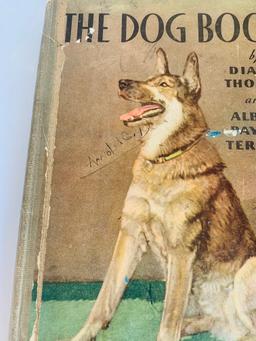THE DOG BOOK by Diana Thorne (1936) Illustrated with 12 Color Plates