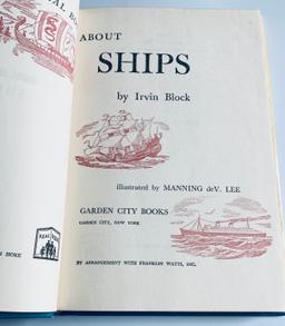 The Real Book ABOUT SHIPS by Irvin Block (1950)