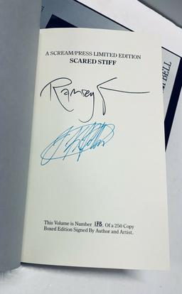 SIGNED LIMITED EDITION Scared Stiff, Tales of Sex and Death (1987) with Slipcase - Only 250 Copies