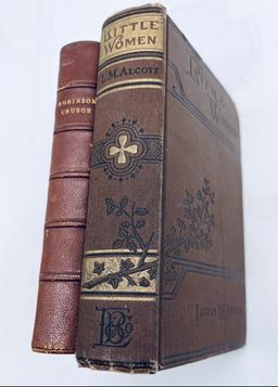 ROBINSON CRUSOE (1899) and LITTLE WOMEN by Louisa May Alcott (1919)