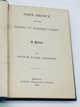 JOHN BROWN: A Poem by William Ellery Channing (1886)