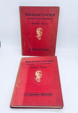 ABRAHAM LINCOLN: A Cartoon History (1929) Two Volume Set