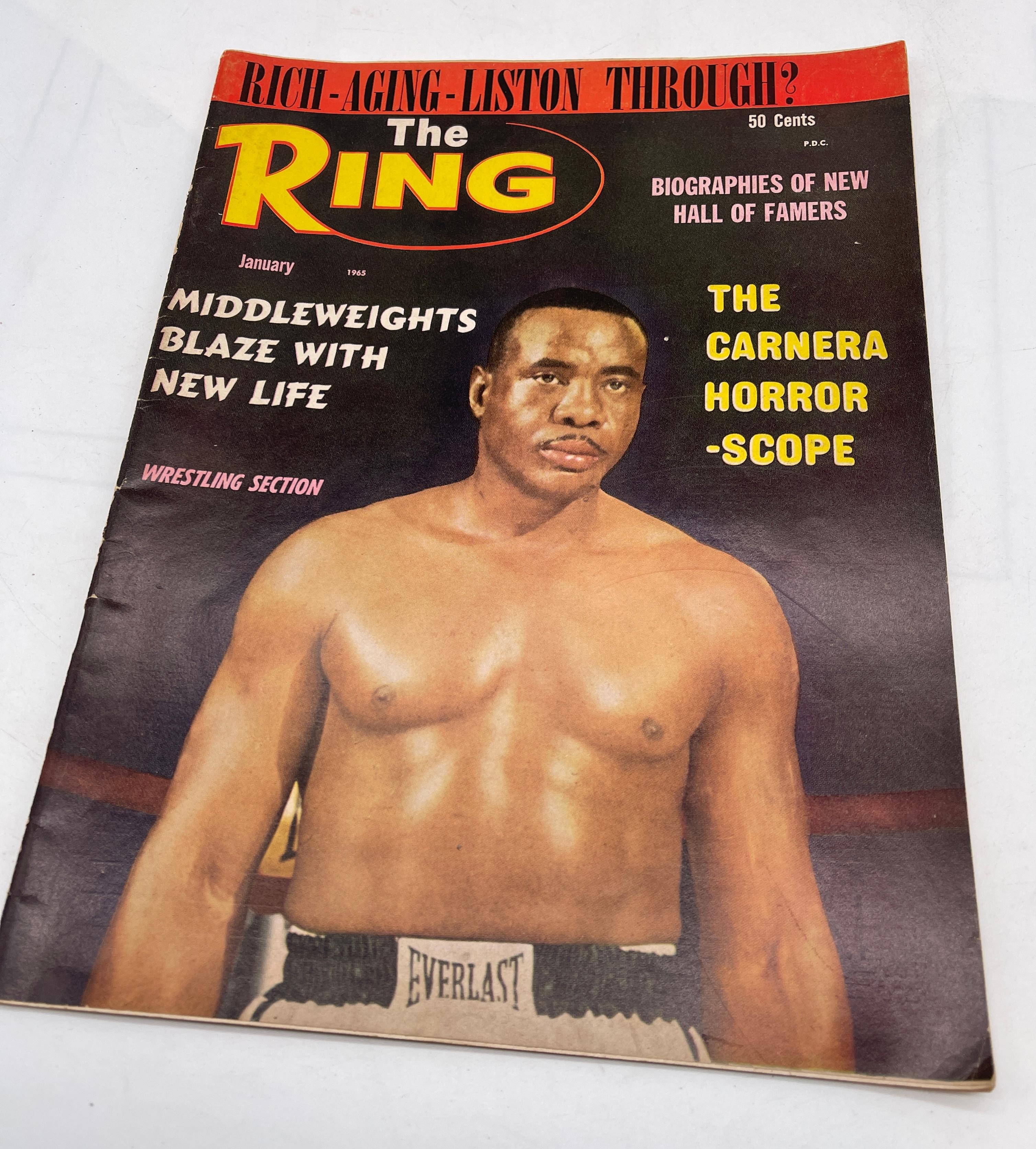 BOXING MAGAZINE LOT - ALI - LISTON - FOREMAN